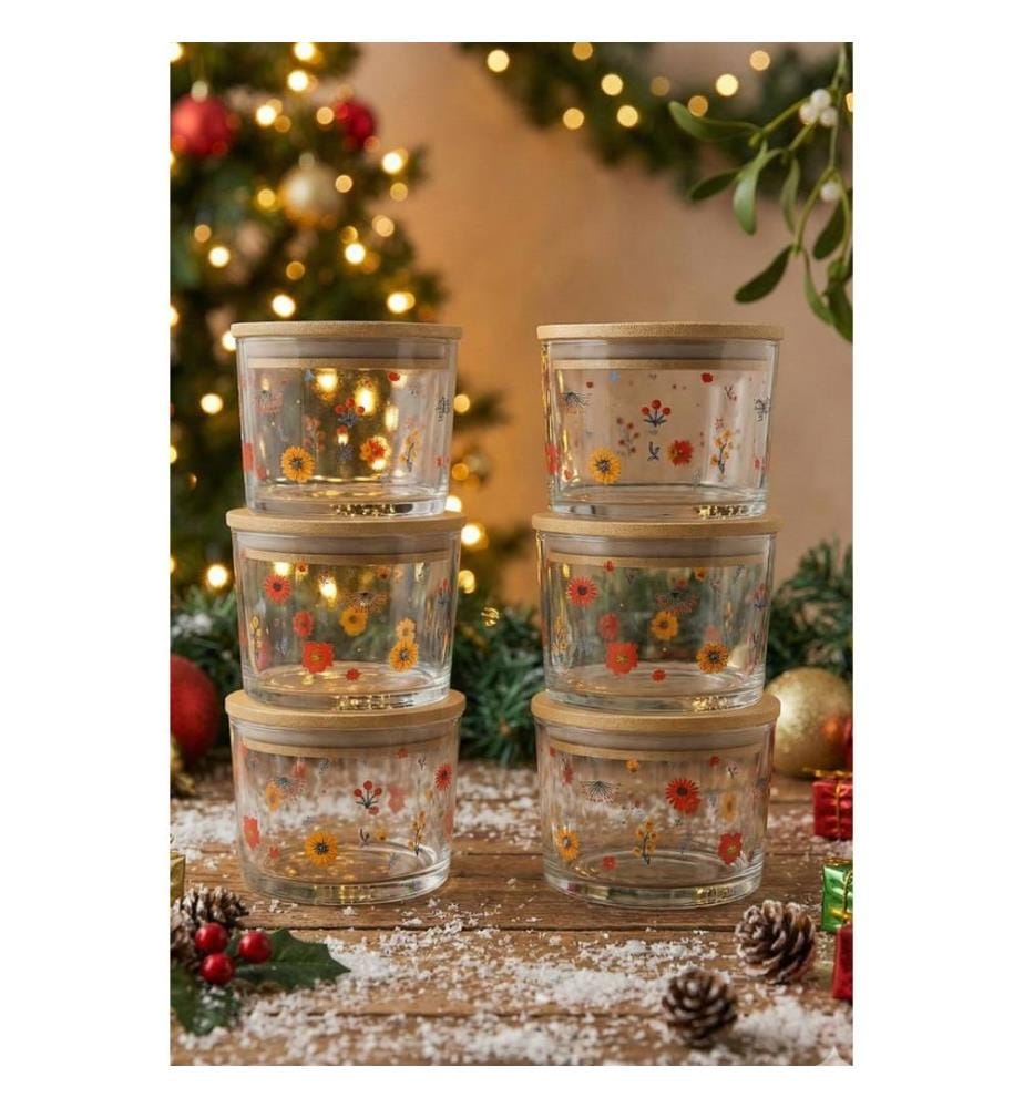 Lot de boîtes de rangement (12 pièces) - Transparentes