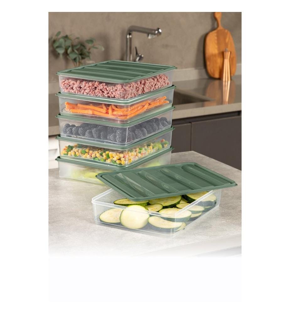 Lot de boîtes de rangement (6 pièces)