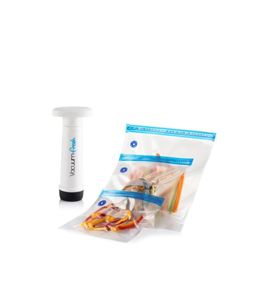 Lot de 4 sacs de conservation alimentaire - Transparents