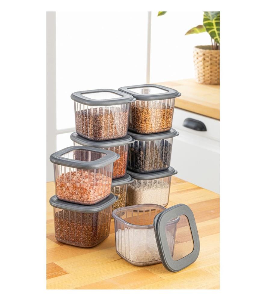 Lot de boîtes de rangement (9 pièces)