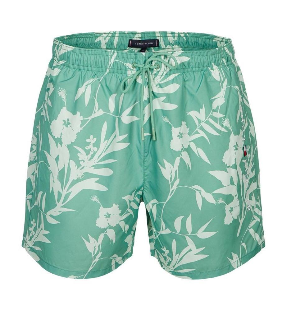 Short de Bain - Vert et Blanc