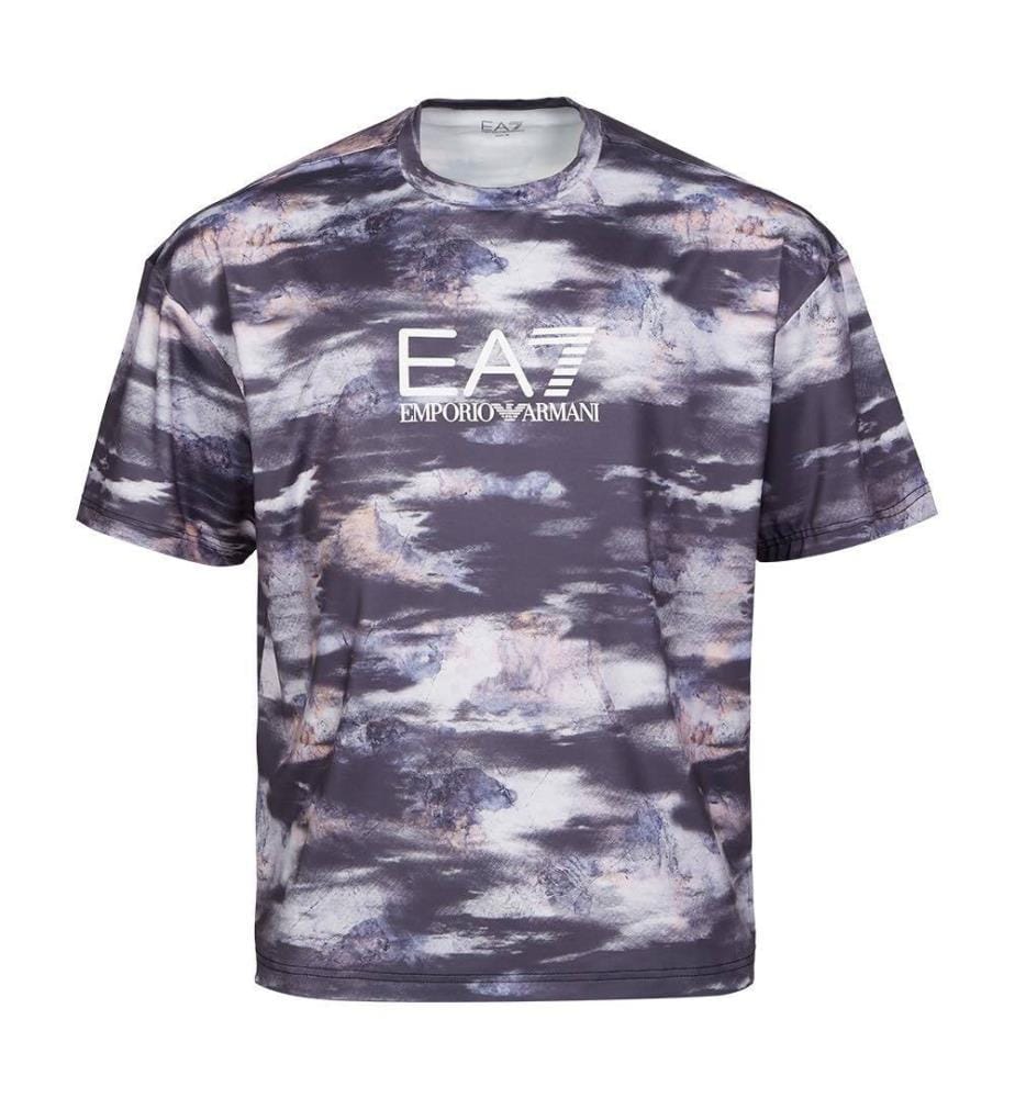 T-shirt Dynamic Athlete en Tissu - Multicolore