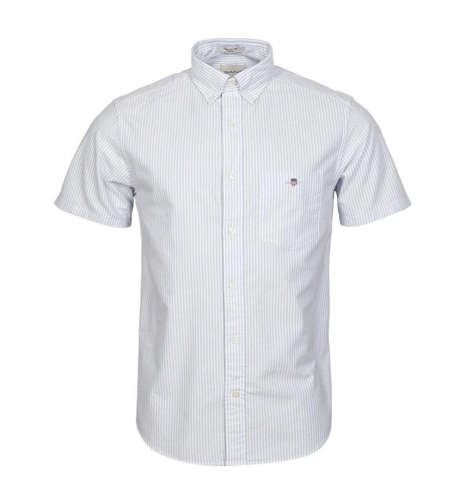Chemise à rayures Oxford Classic Fit - Bleu clair