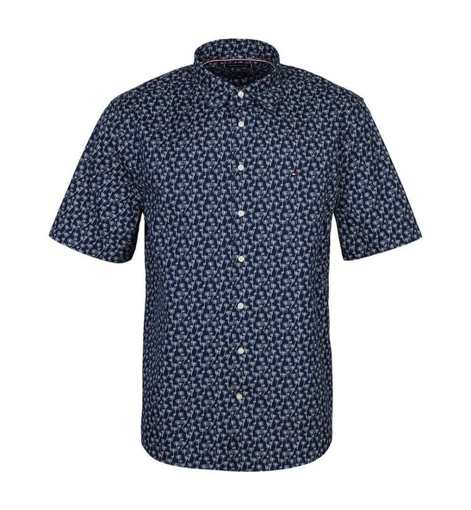 Chemise Flex Poplin Palm Sf - Night Sky Allover