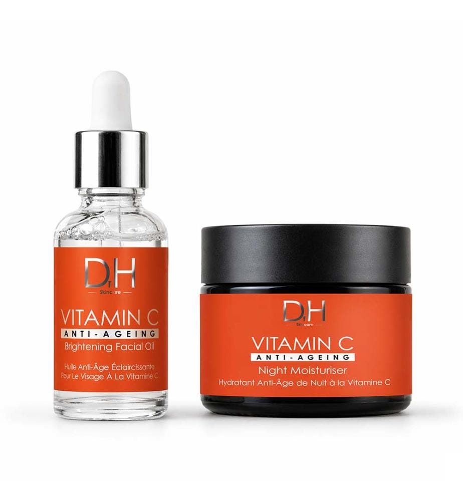 Coffret Duo Réparateur Nuit Éclat à la Vitamine C