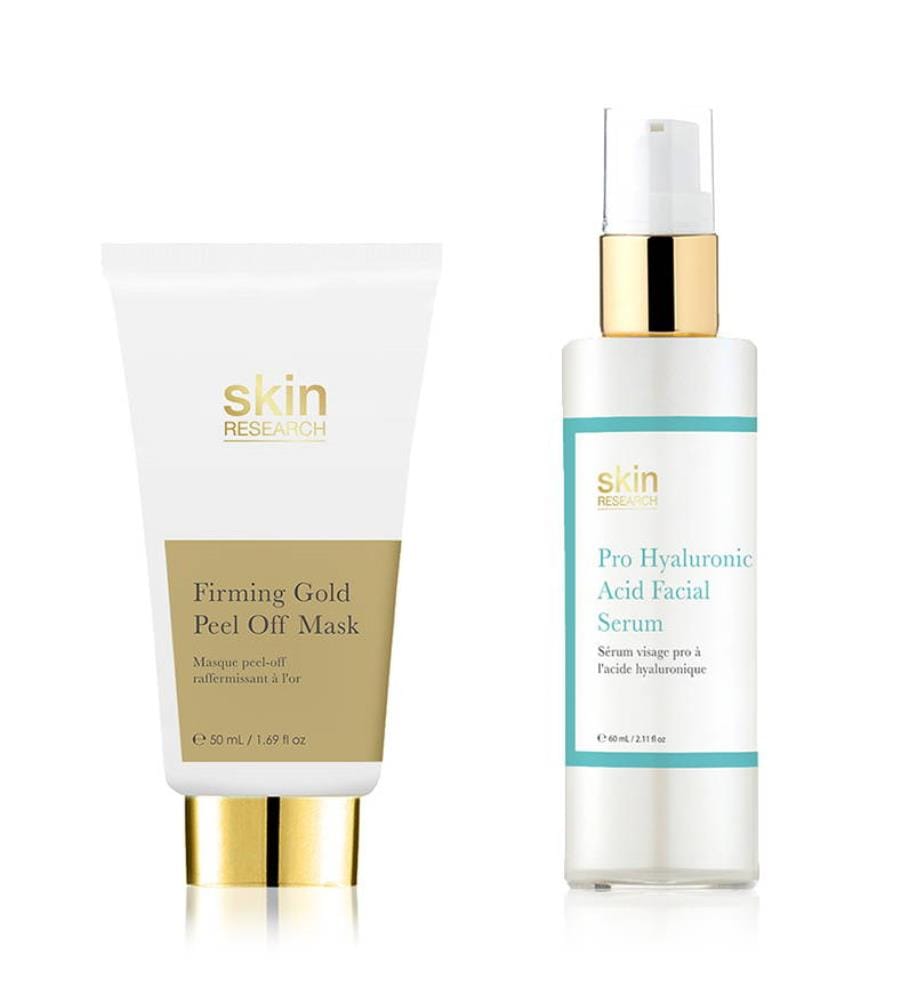 Coffret Firming Gold Peel Off Mask + Pro Hyaluronic Acid Facial Serum - 2 Pièces