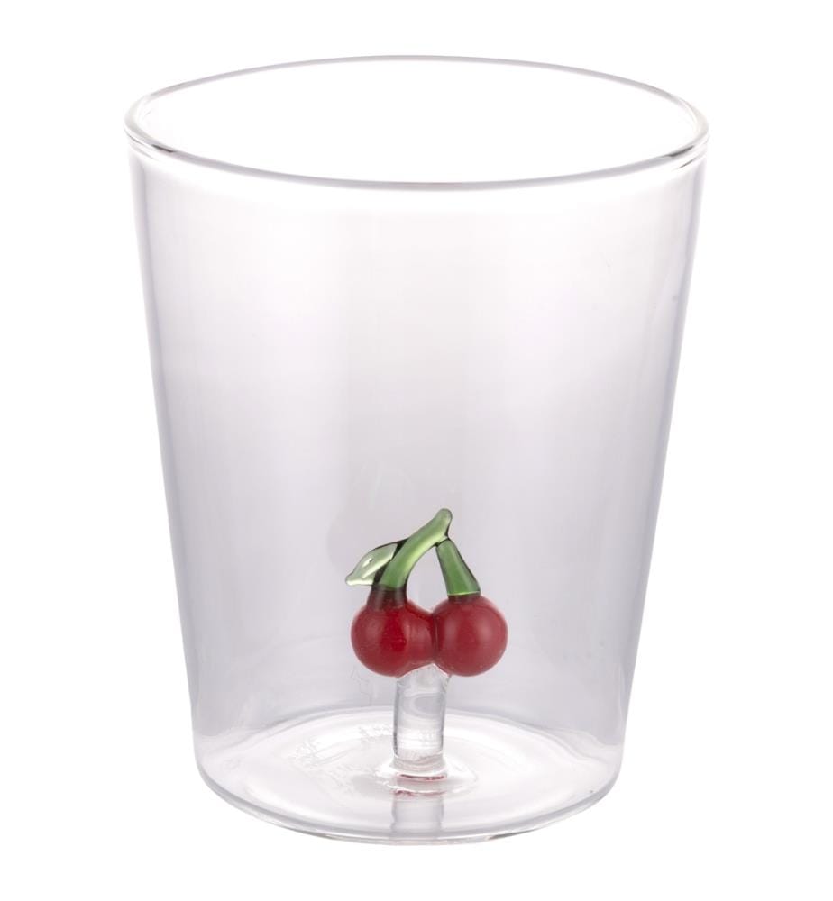 Verre à eau Cerise 420 ml - Transparent