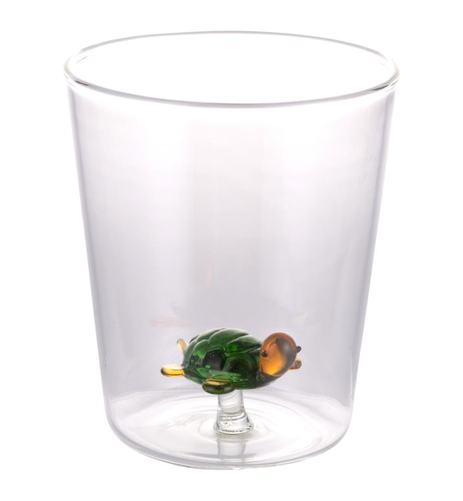 Verre à eau Tortue 420 ml - Transparent