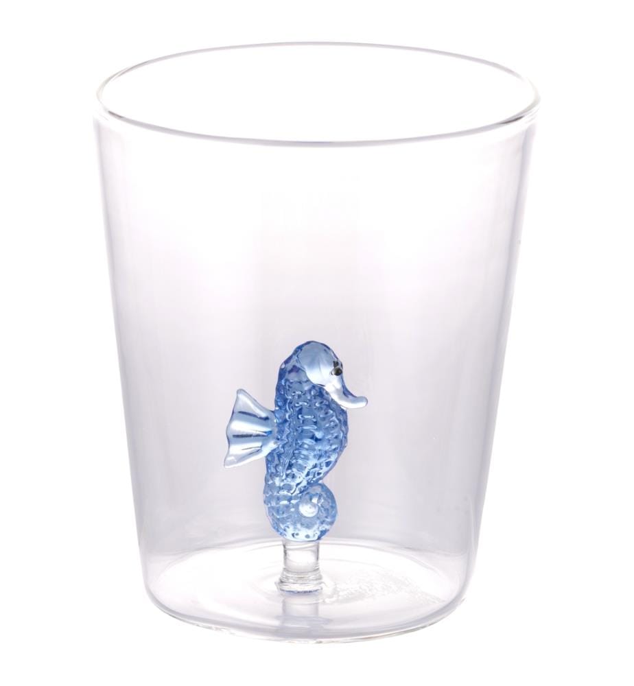 Verre à eau Hippocampe 420 ml - Transparent