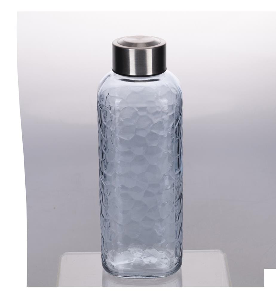 Set de 3 bouteilles en verre Pool Party 1Lt H.24Cm - Indigo