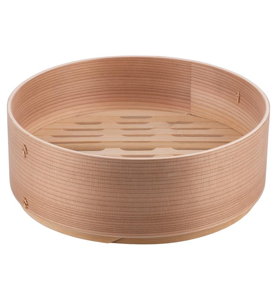 Cuiseur vapeur en bambou Radici, diamètre 24 cm, hauteur 9 cm
