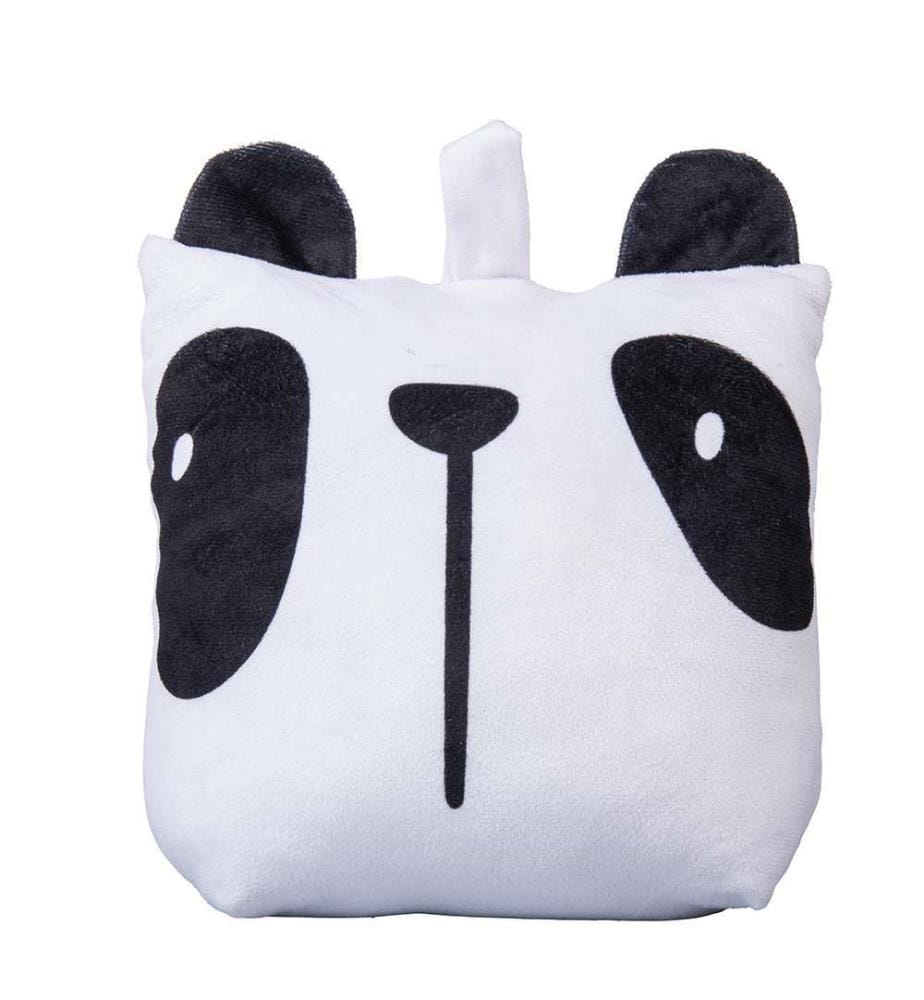 Cache-porte Les Petites Vde Panda - Blanc / Noir