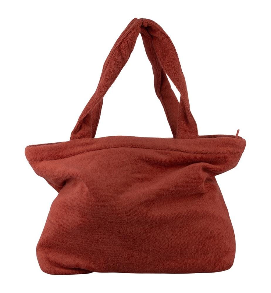 4 Sac de plage Toni / Éponge rouille 56 x 38 cm