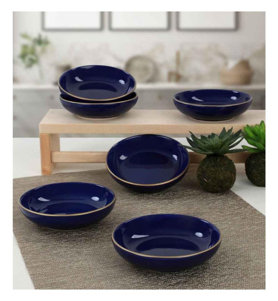Set de bols à sauce, 6 pièces, Cobalt, céramique, n'absorbe pas l'eau
