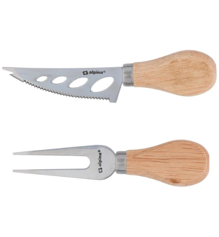 Set de 2 couteaux alpina Argent