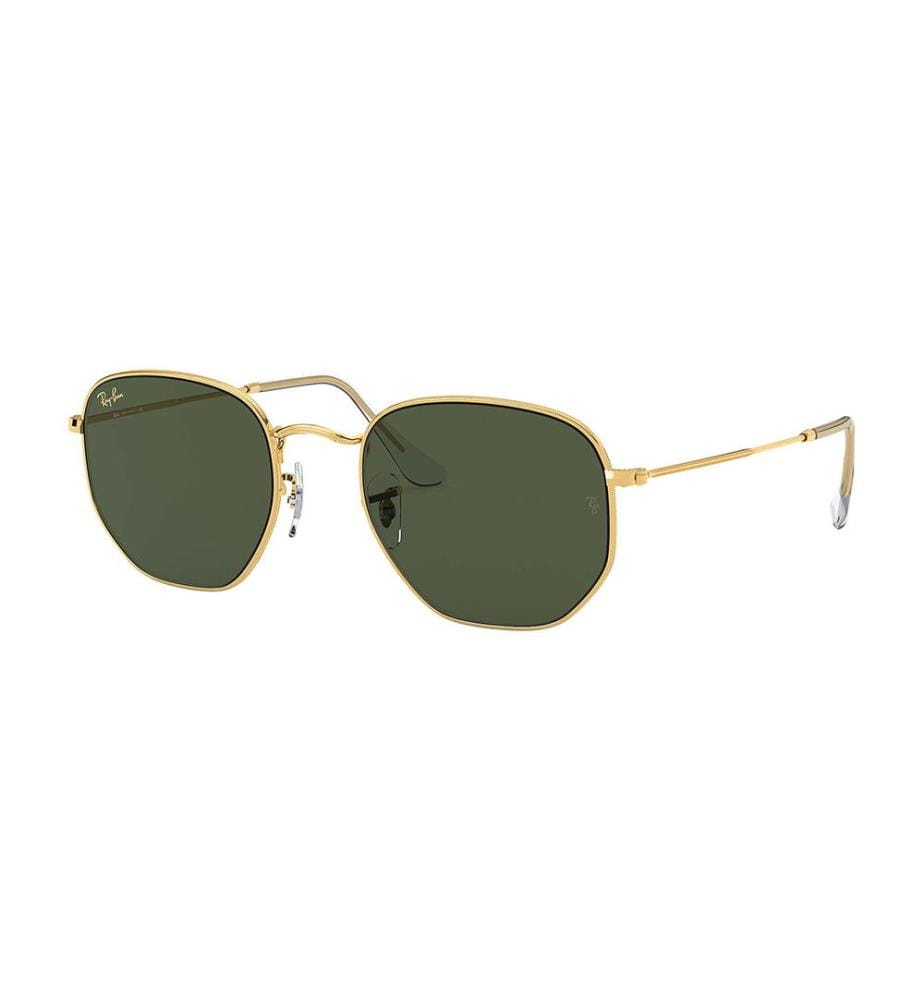 Lunettes de Soleil Hexagonal - Doré