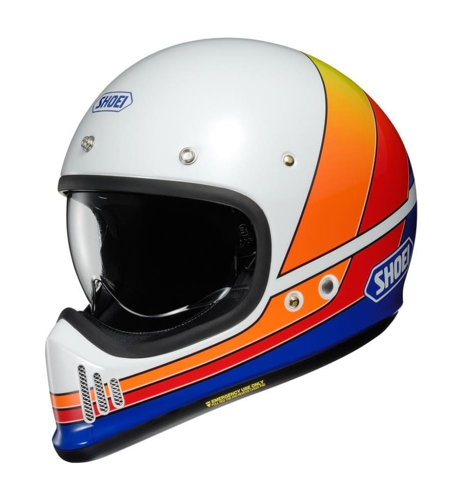Casque Intégral EX-Zero Equation TC-2 - Blanc, Bleu, Orange