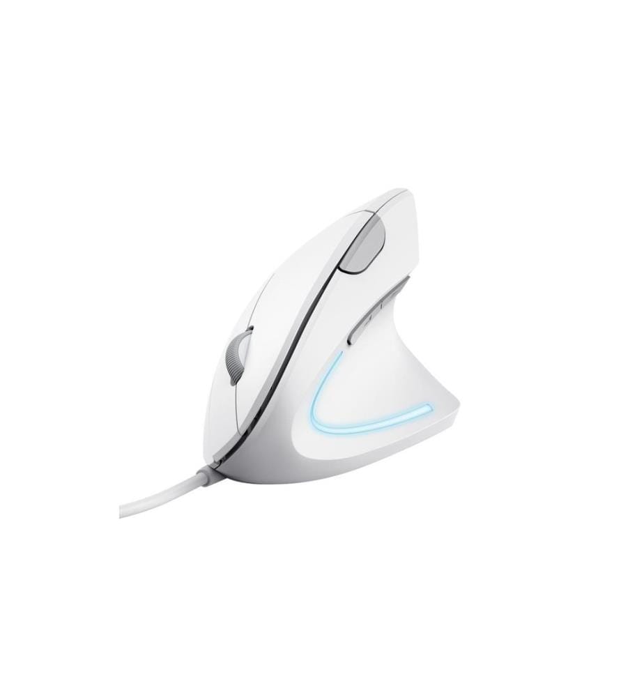 Trust Souris ergonomique Verto ergonomique, vertical, blanc