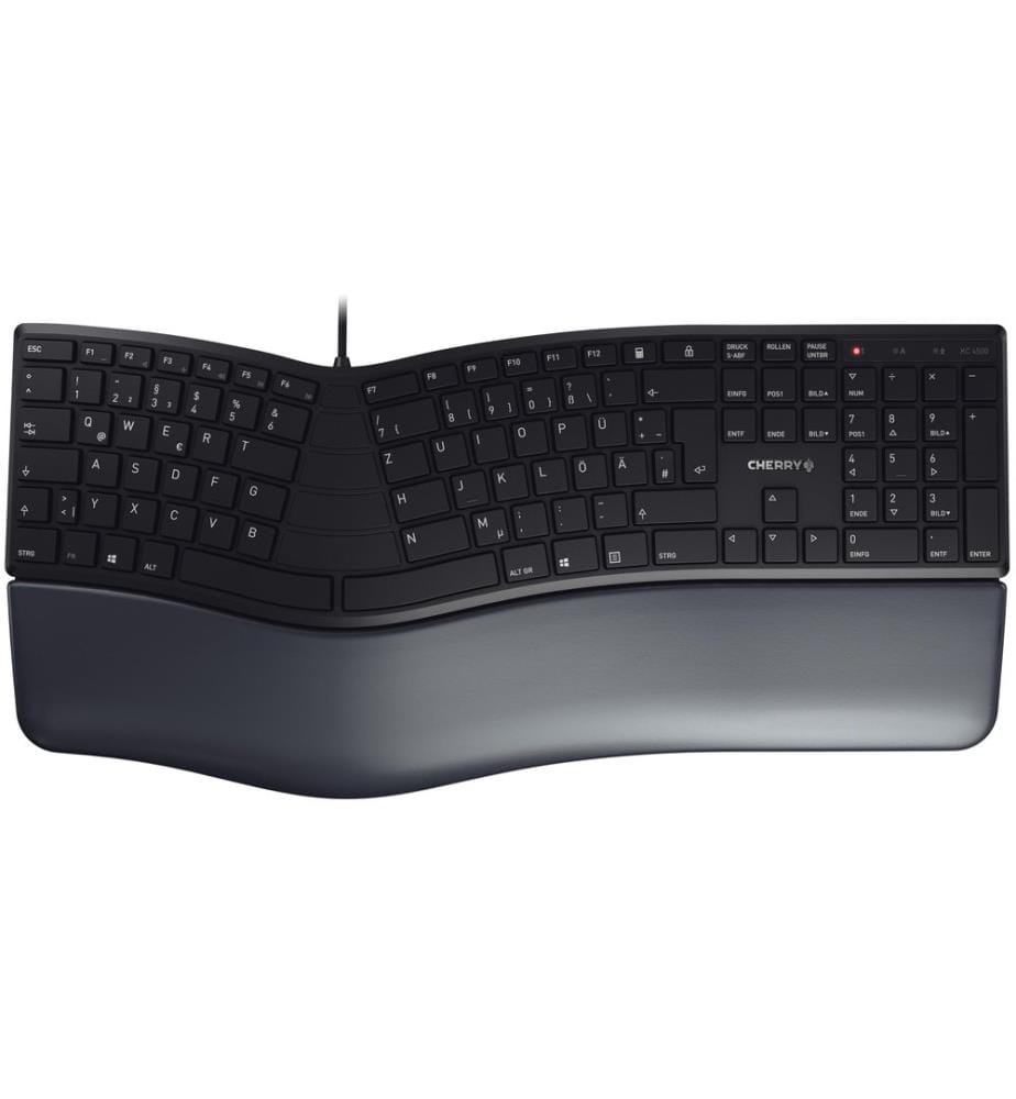 Cherry Clavier KC 4500 ERGO disposition DE Noir