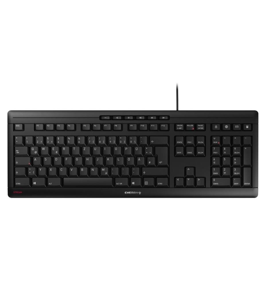 Cherry Clavier Stream Disposition DE Noir