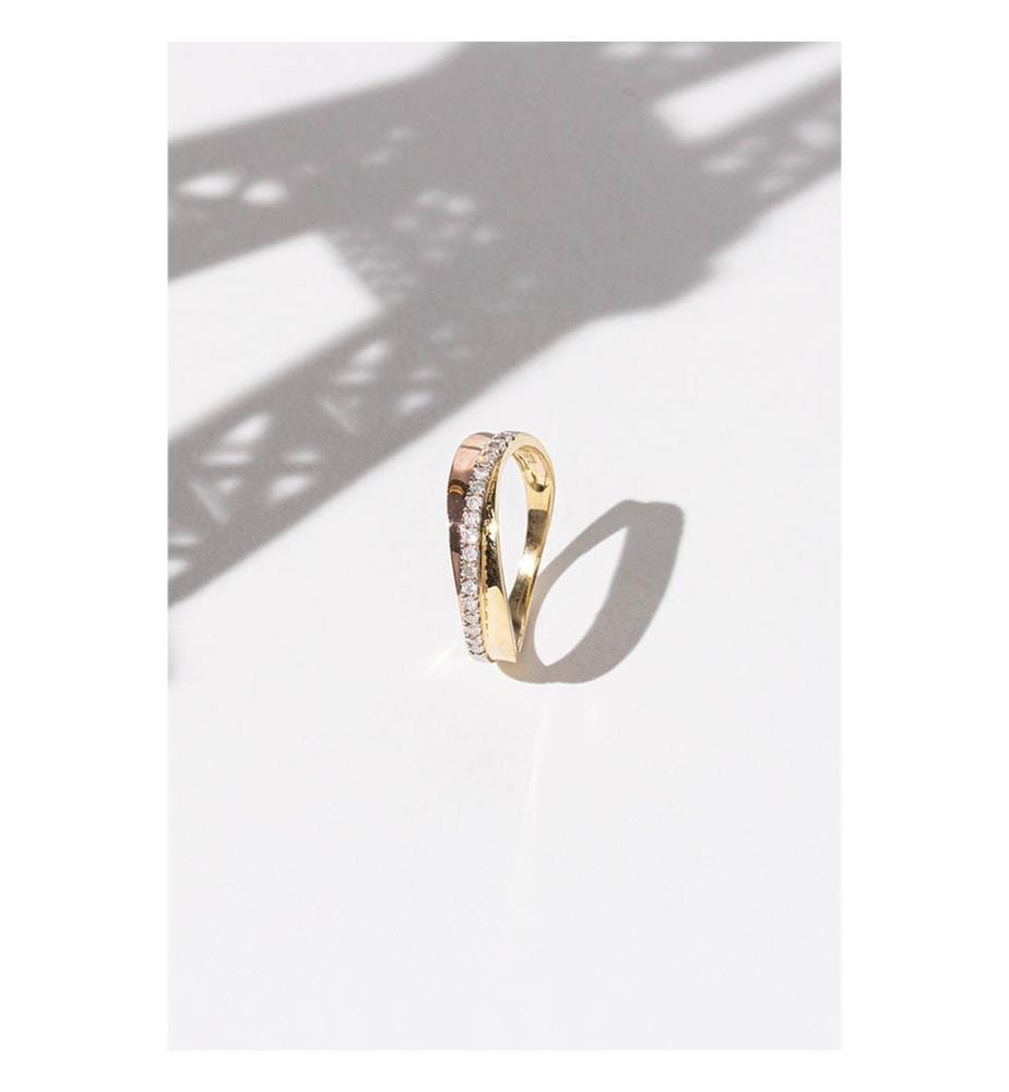 Bague Sydney - Or bicolore