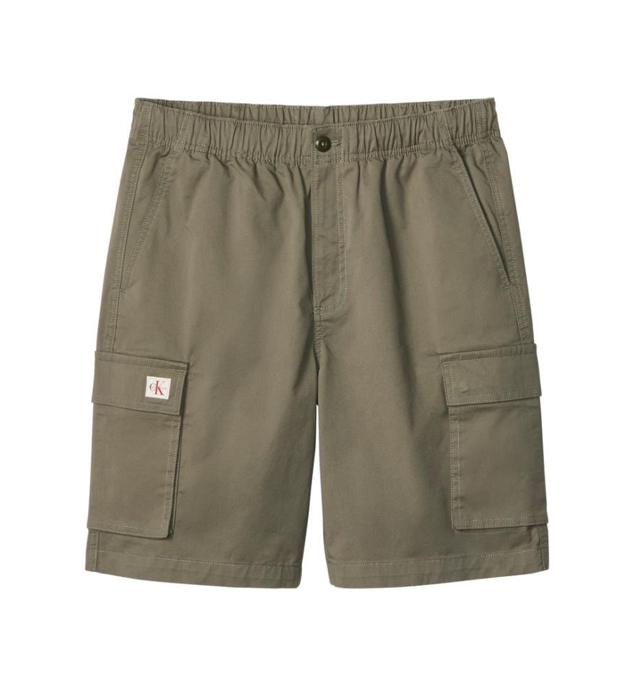 Short cargo coton coupe ample - Beige