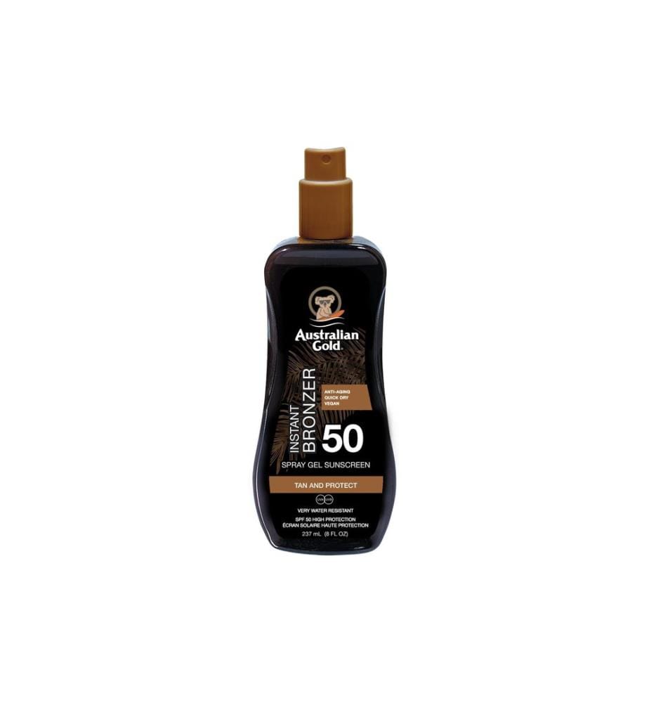 Australian Gold Gel spray solaire avec bronzant SPF 50 237 ml