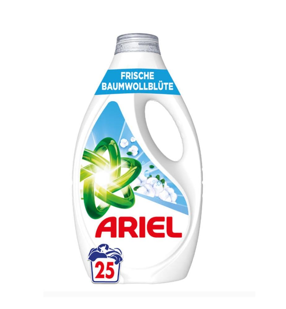 4 x Lessive Liquide Cotton  1,125 L (25 Lavages)