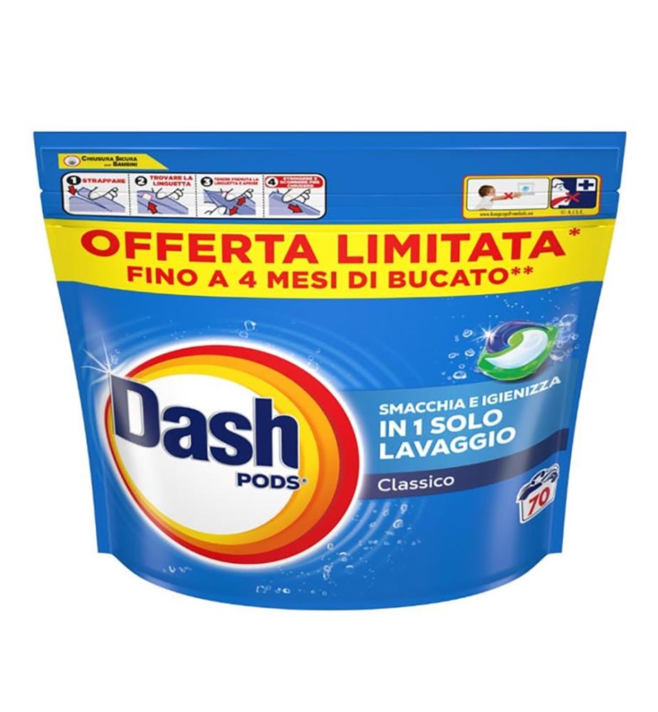 2 x Pods Lessive Classico  1 267 g (70 Lavages)