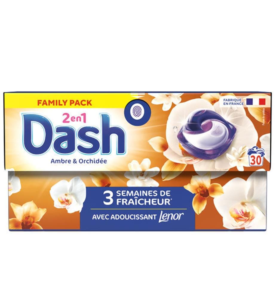 4 x Capsules Lessive Ambre & Orchidée  573 g