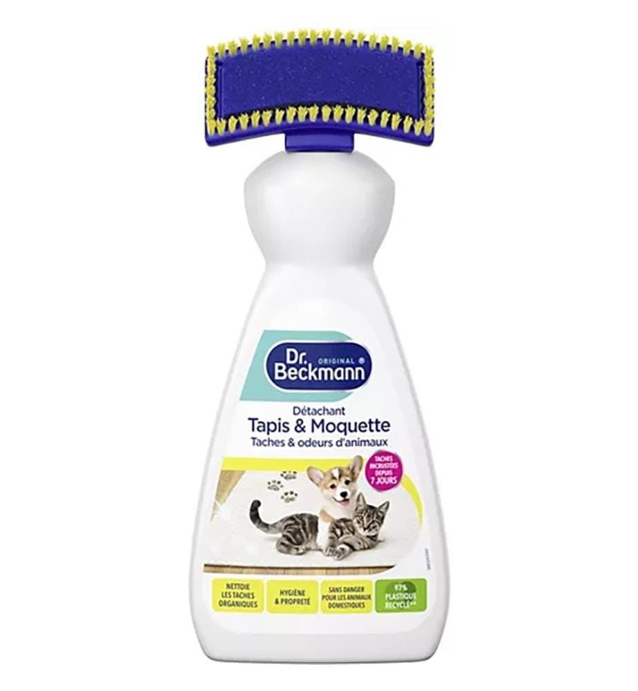 6 x Détachant Brosse Tapis & Moquette Odeurs & Taches d'Animaux  650 ml