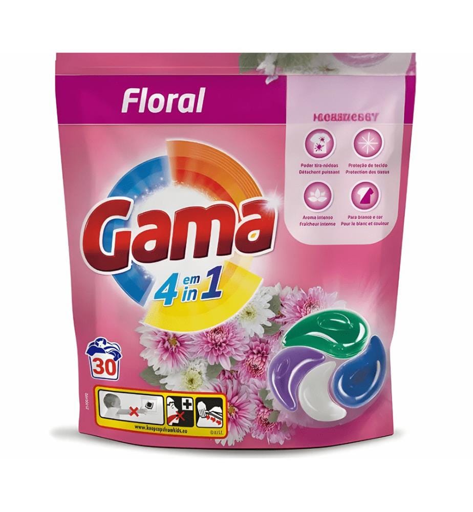 Capsules Lessive Floral 4-en-1