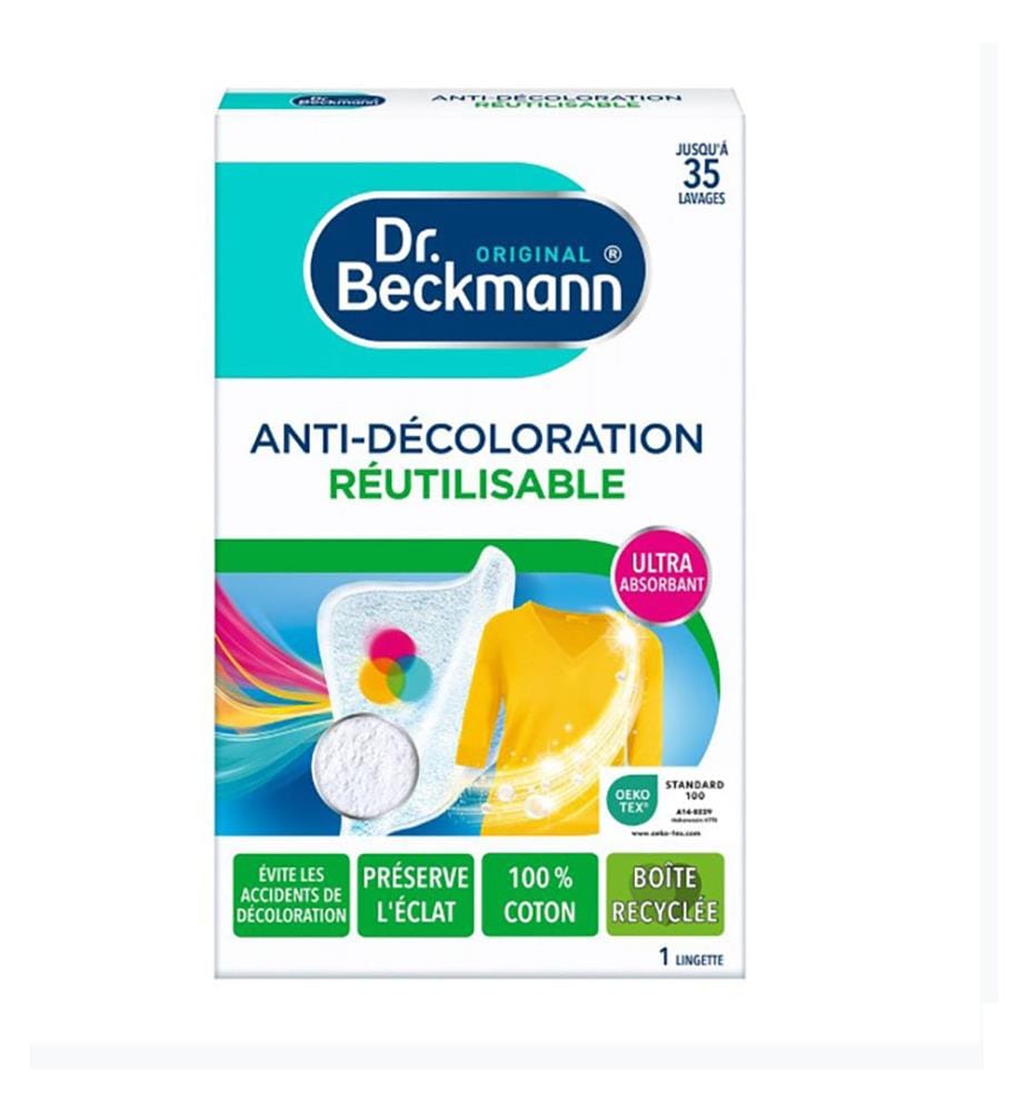 12 x Lingettes Anti-Décoloration Réutilisables  Jusqu'à 35 Lavages