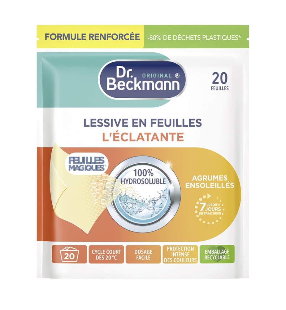12 x Lessive en Feuilles  20 Lavages