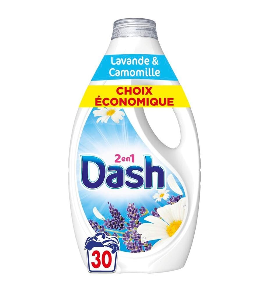 4 x Lessive 2-en-1 Lavande & Camomille  1,35 L