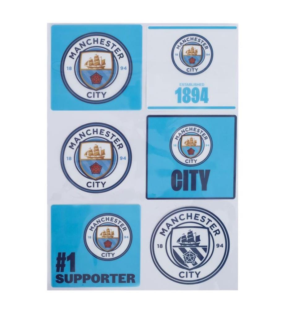 Manchester City FC - Ensemble Autocollant pour voiture