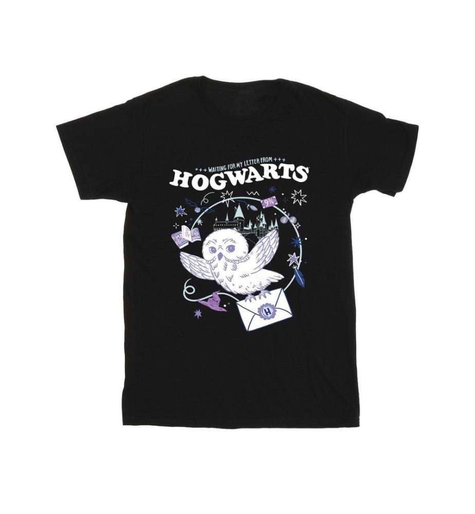Harry Potter - T-shirt manches courtes motif/style chouette LETTER FROM HOGWARTS - Fille