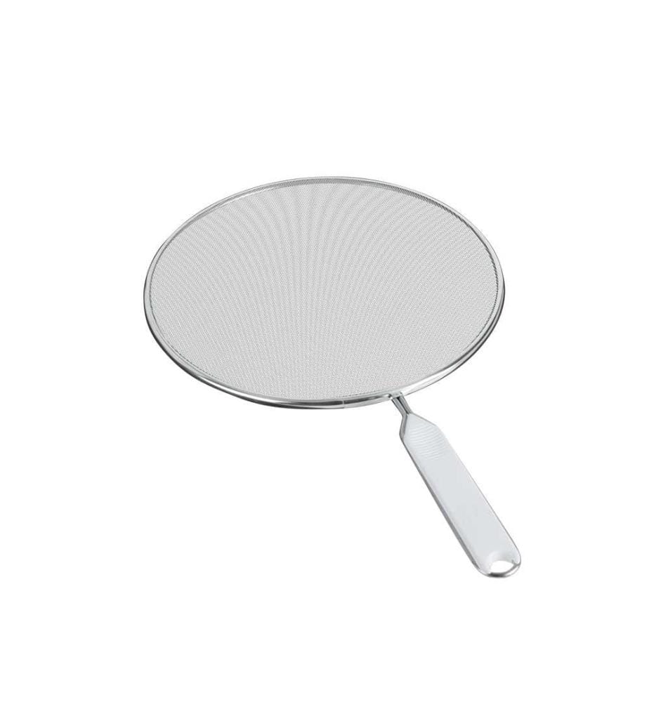 Protection anti-éclaboussures en aluminium, manche en plastique, 21cm