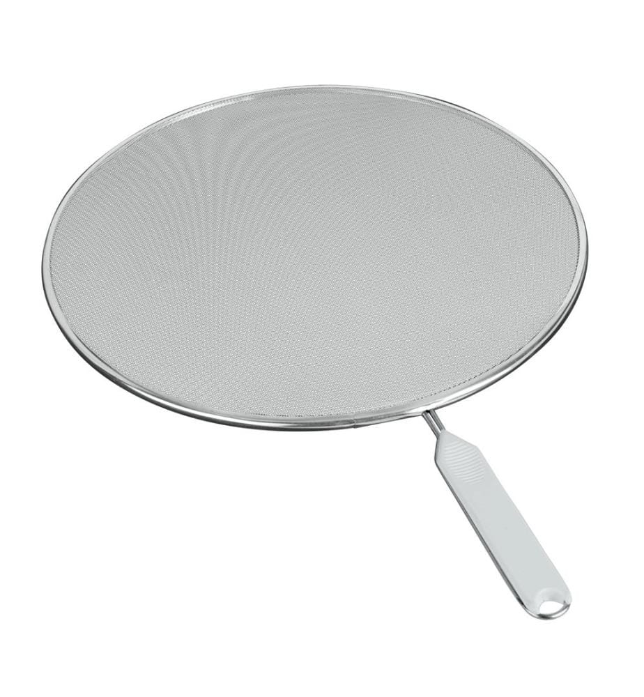 Protection anti-éclaboussures en aluminium, manche en plastique, 29cm