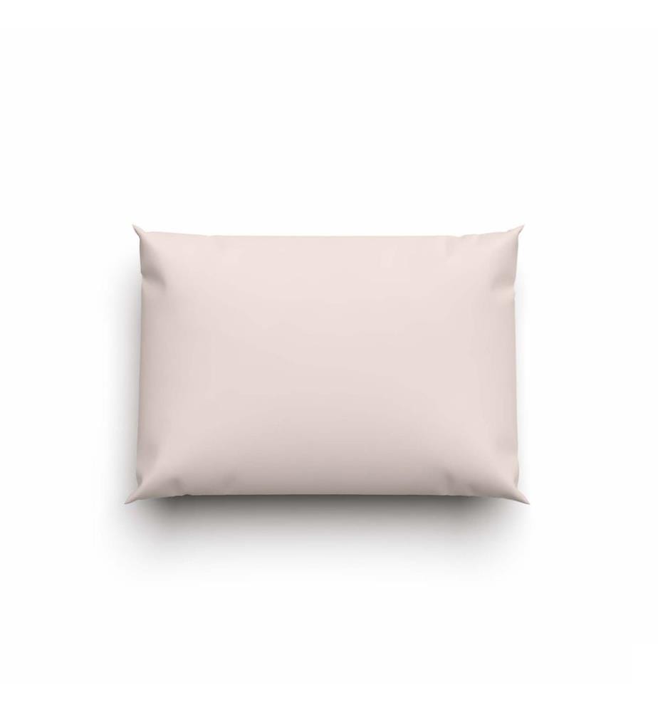 Linge de lit en satin uni - 50 x 70 cm