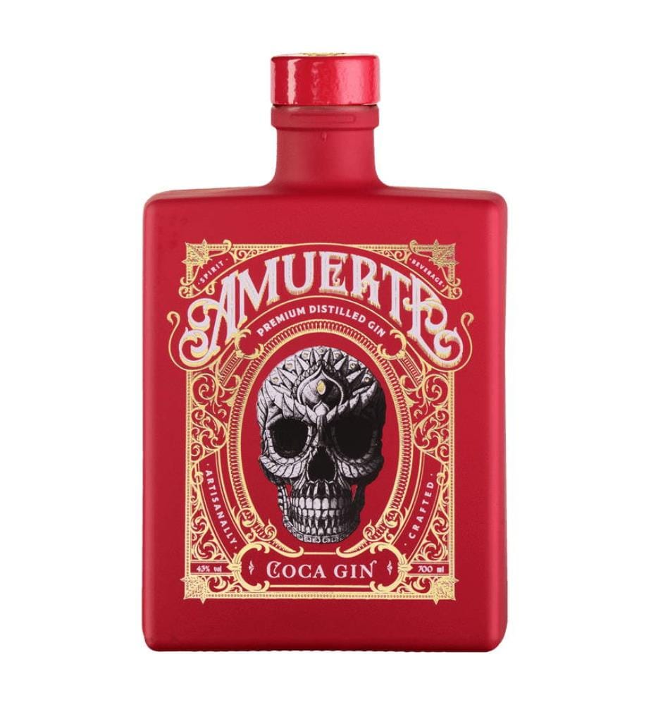 Amuerte Coca Leaf Gin Red - Limited Edition - 70 cl