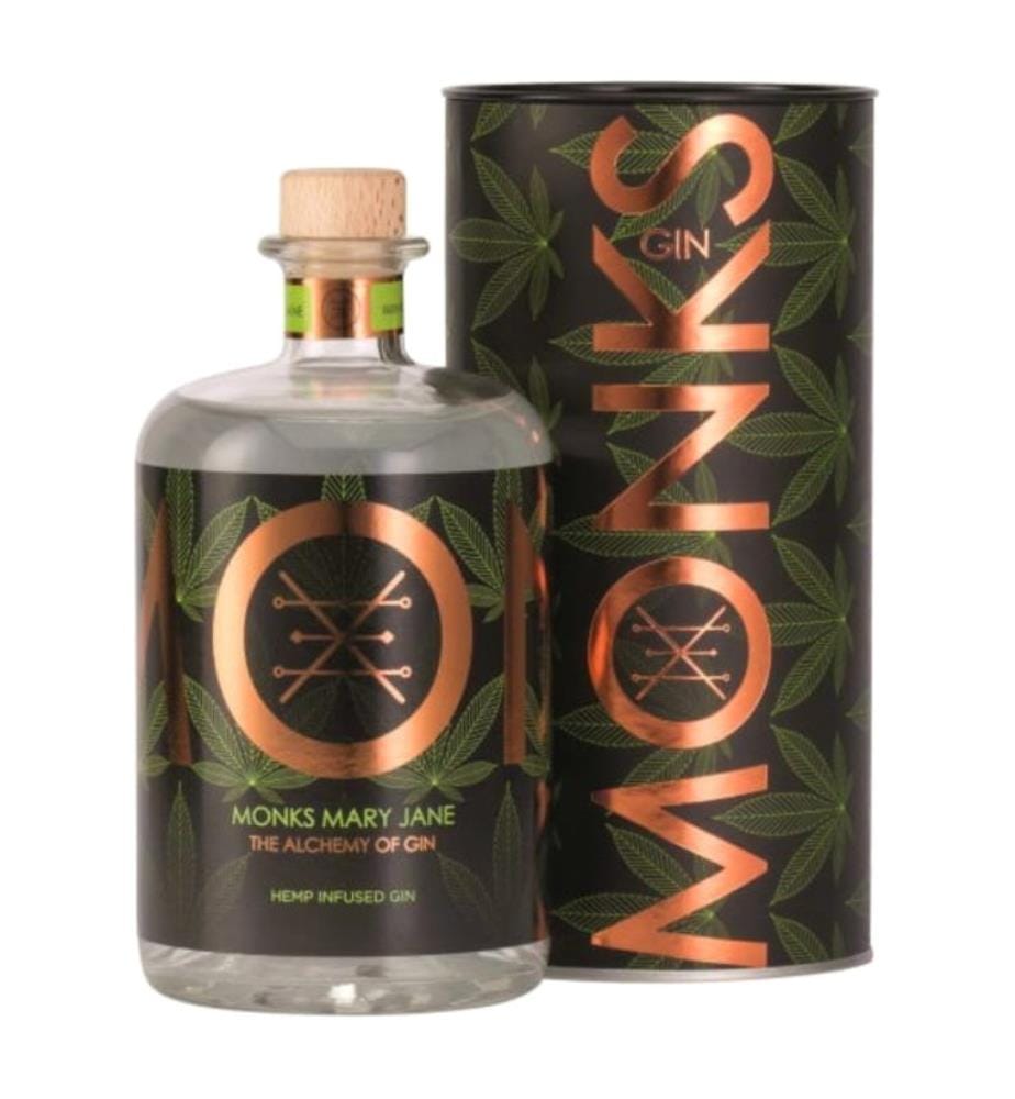 Monks Mary Jane Hemp infused Gin - 70 cl