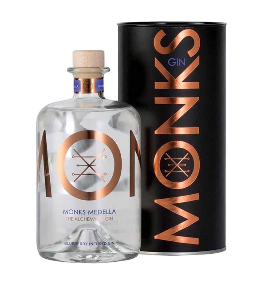 Monks Medella Blueberry infused Gin - 70 cl