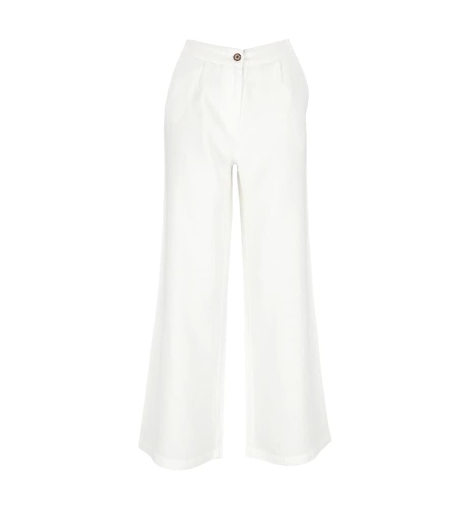 Pantalon Wideleg - Blanc