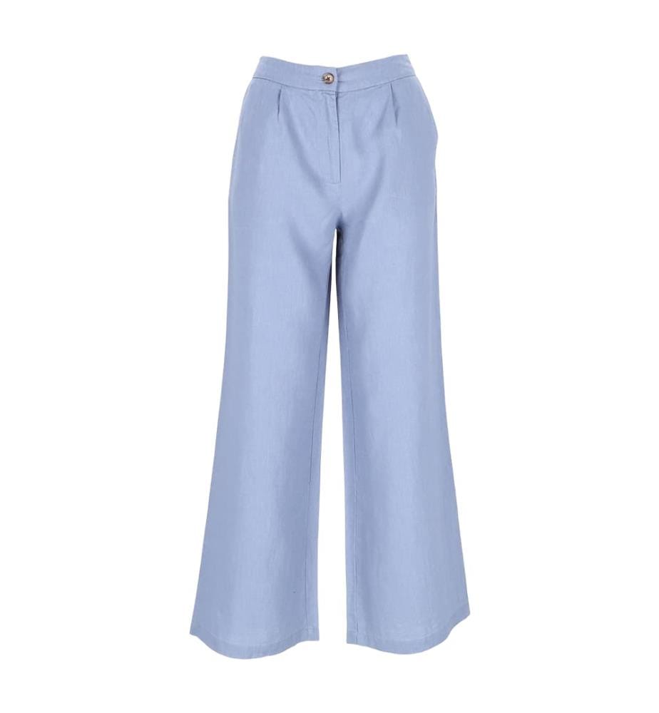 Pantalon large - Denim
