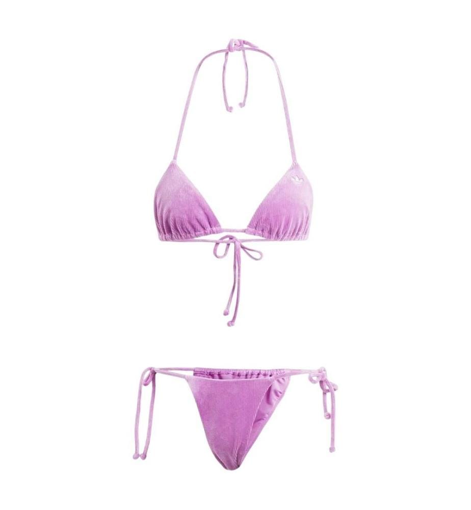 Adidas - Ensemble Maillot de bain 2 pièces motif/style côtelé ESSENTIALS - Femme