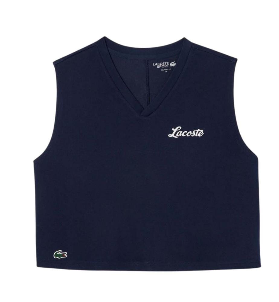 Lacoste - Haut court sans manches SPORT - Femme