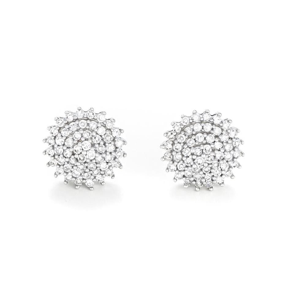 Boucles d'Oreilles Shou - Or Blanc 375/1000
