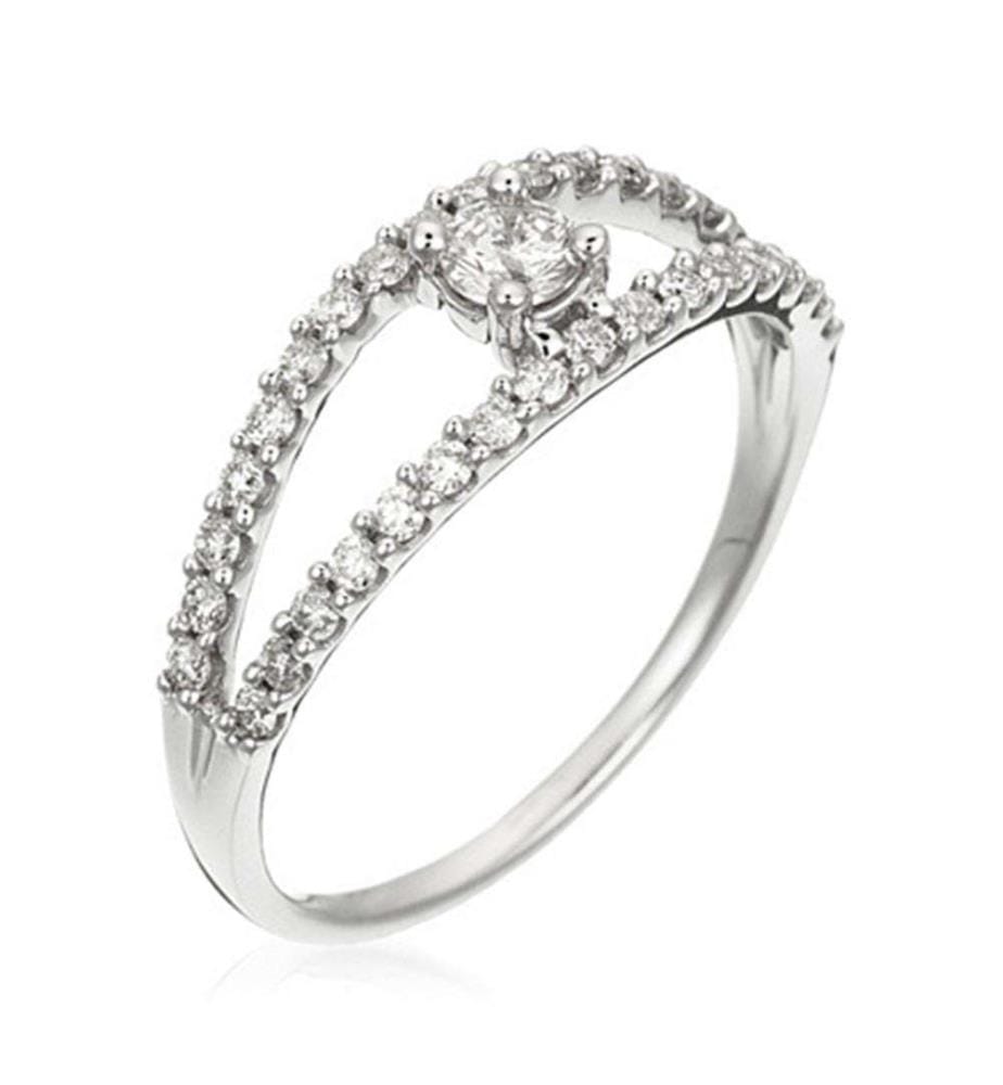 Bague Miss You - Or Blanc 375/1000
