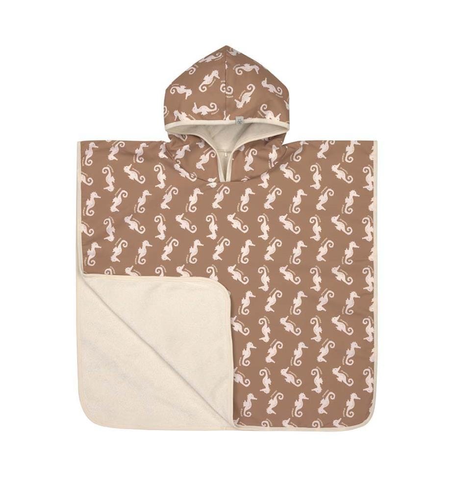 Lsf Beach Poncho Hippocampe Caramel
